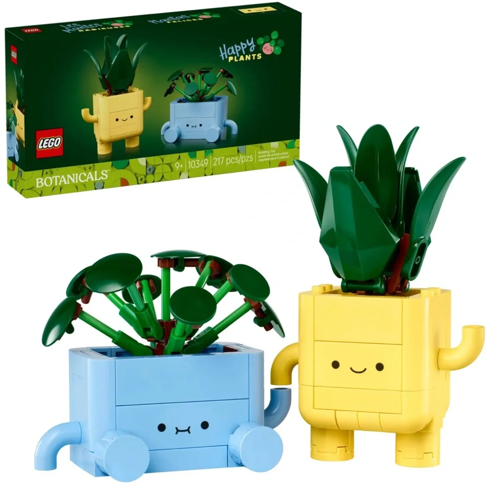 LEGO Botanicals Happy Plants (10349) NEW in Sealed Box